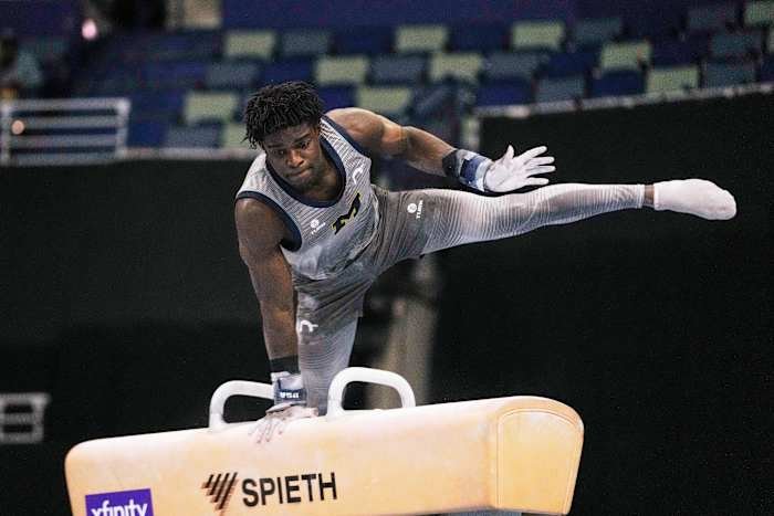 Frederick Richard Pushes Gymnastics Fashion Forward with Bold Uniform