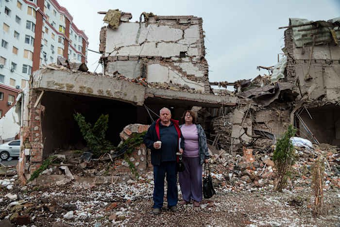 Kyiv Neighborhood Rebuilds After Missile Strike with Community Spirit